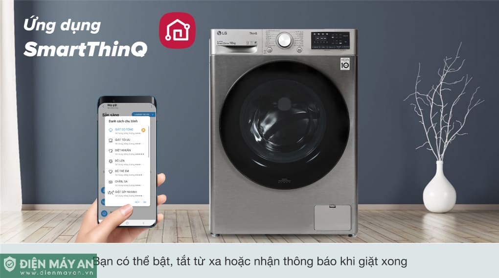 Máy giặt LG AI DD Inverter 10 kg FV1410S4P